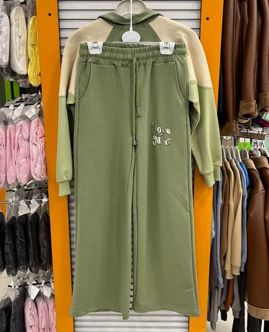 YAVRUCAK Kids 6935-7935 Kız Çocuk Love 3lü Takım