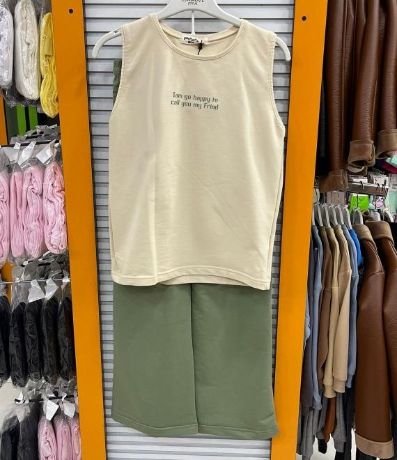 YAVRUCAK Kids 6935-7935 Kız Çocuk Love 3lü Takım
