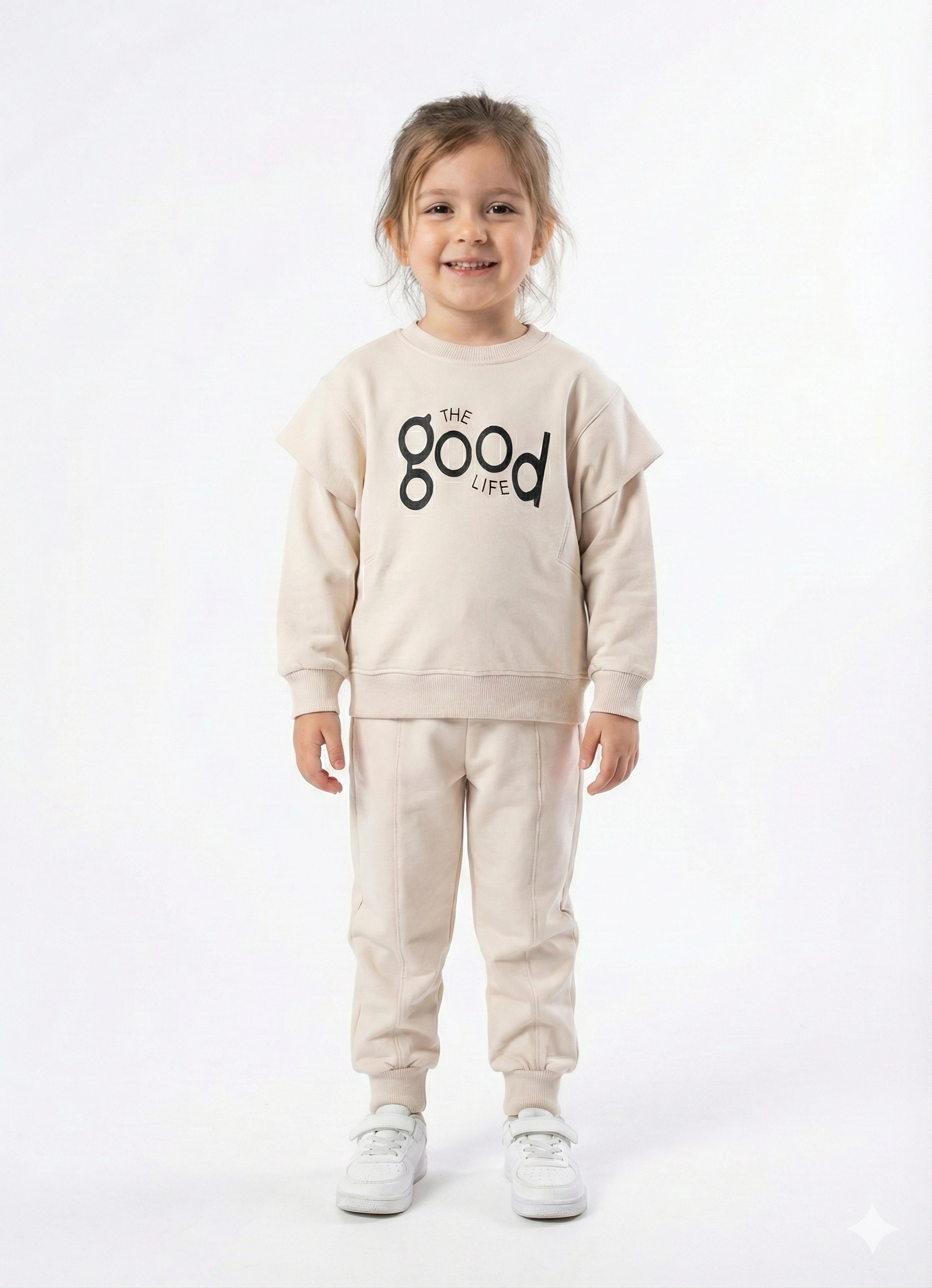1002 Good Kız Çocuk Şardonlu 2li Takım