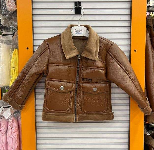 CANÖZ Kids 3253 Erkek Çocuk S.Deri Mont
