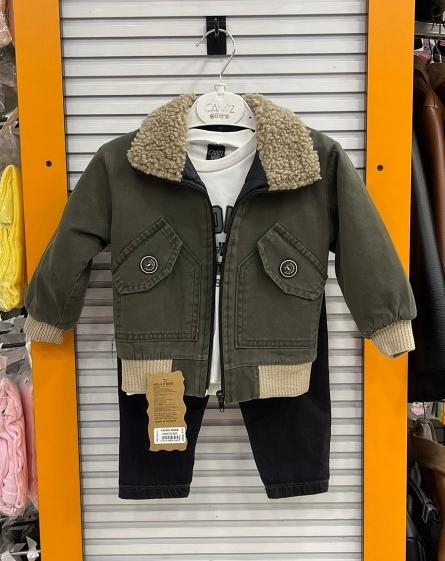 CANÖZ%20Kids%203262%20Erkek%20Çocuk%20Sülfür%20Montlu%203lü%20Takım