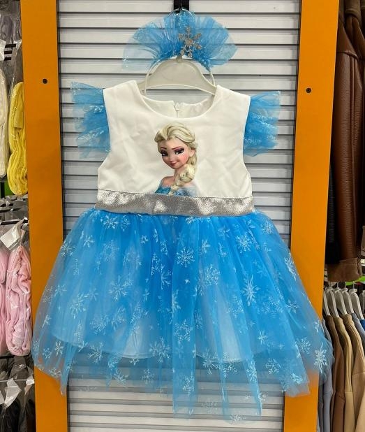 LUMİA%20Kids%200814-1%20Kız%20Çocuk%20ELSA%20Elbisesi%20New
