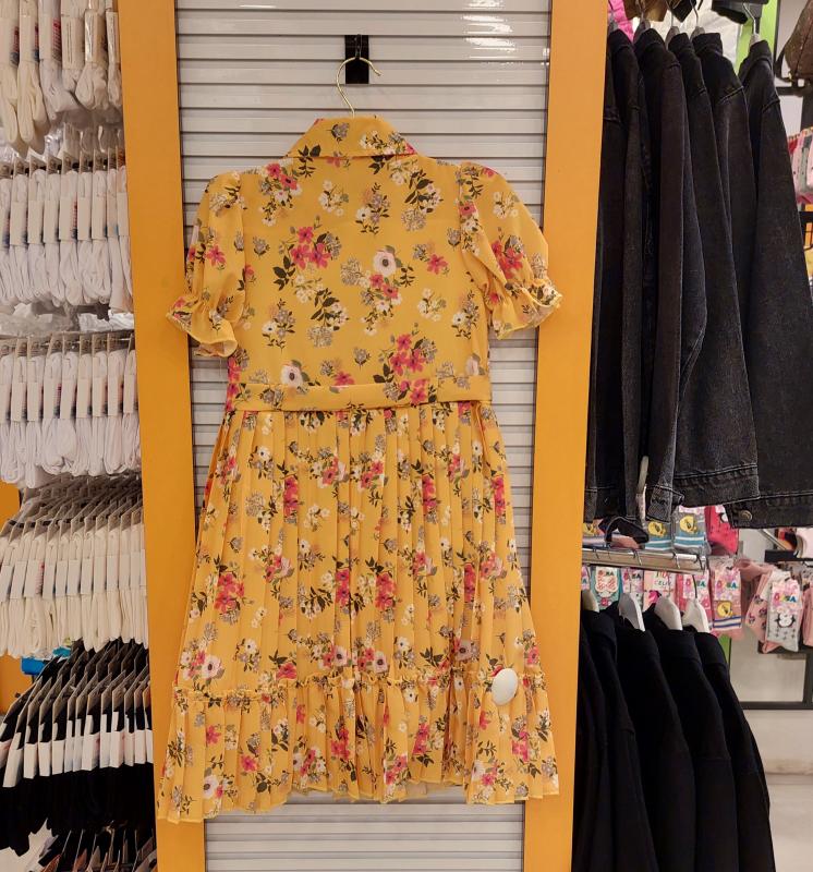 ENFETTO Kids 3229 Kız Çocuk Pileli Elbise