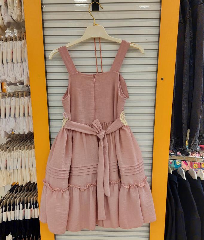 TİVİDO Kids 2488 Kız Çocuk Kolyeli Elbise