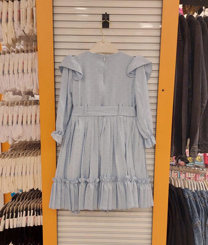 BABYLONE Kids 8503 Kız Çocuk Piliseli Kesme Elbise