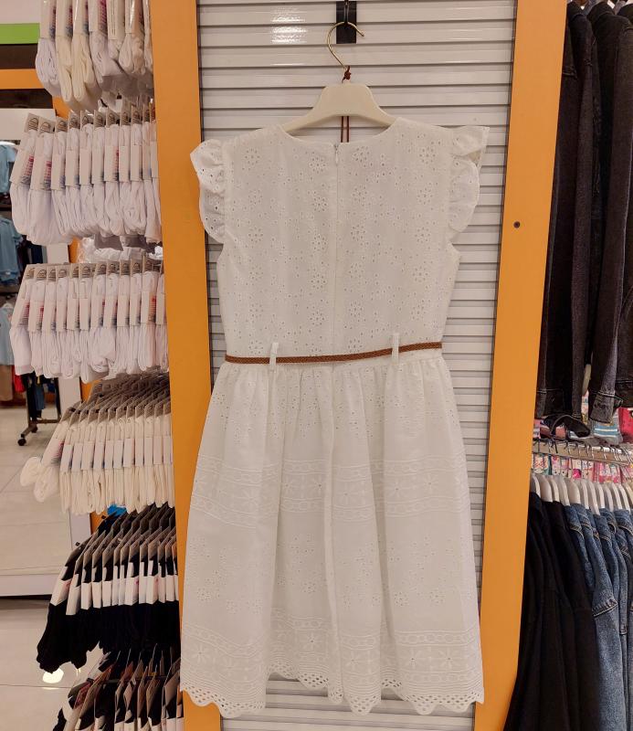 TİVİDO Kids 01743 Kız Çocuk Kolyeli Elbise