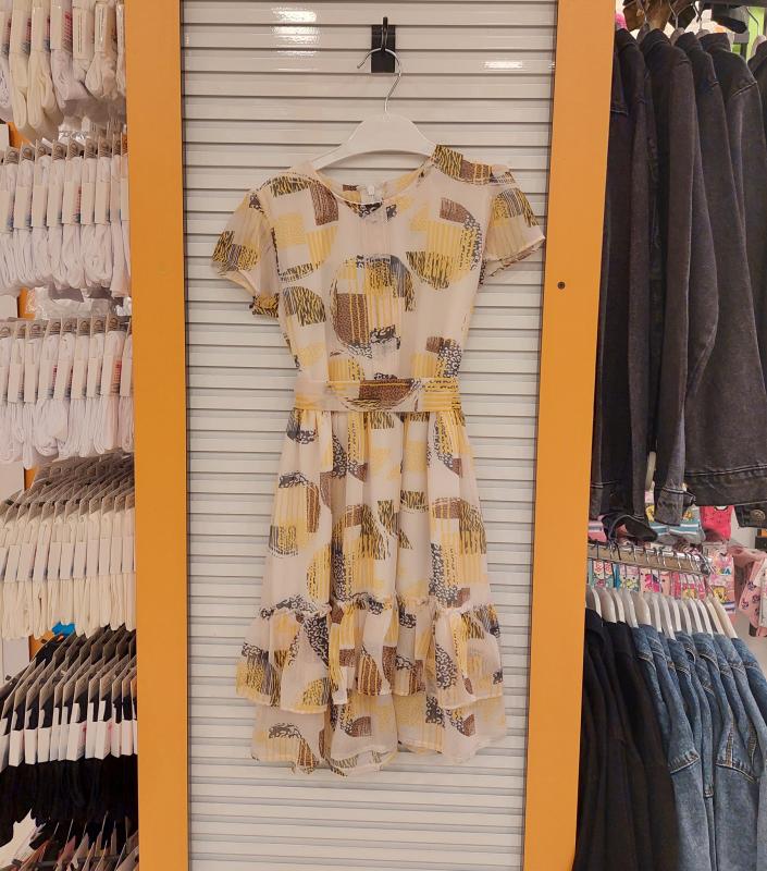 PERİMASALI Kids 10761 Kız Çocuk Kemerli Şifon Elbise