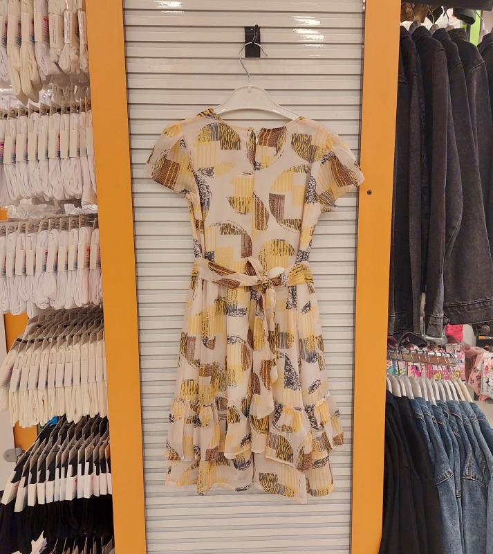 PERİMASALI Kids 10761 Kız Çocuk Kemerli Şifon Elbise