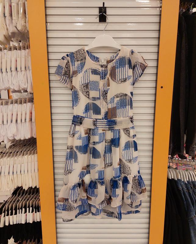 PERİMASALI Kids 10761 Kız Çocuk Kemerli Şifon Elbise