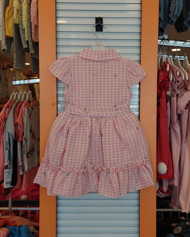 BABİLİ Kids Kız Çocuk 609 Puanlı Gofre Elbise