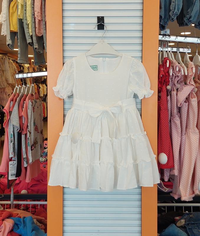 ROSE MARRY Kids 519 Kız Çocuk Bürümcük Kesmeli Elbise
