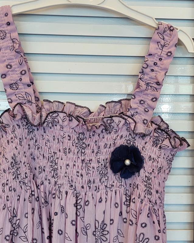 LUPİTA Kids 4531 Kız Çocuk Lastikli Askılı Elbise