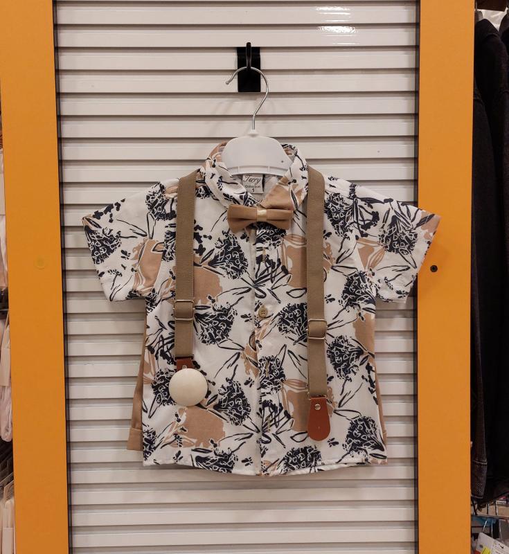TERRY Kids 6373 Erkek Çocuk Gömlekli Kaprili Takım