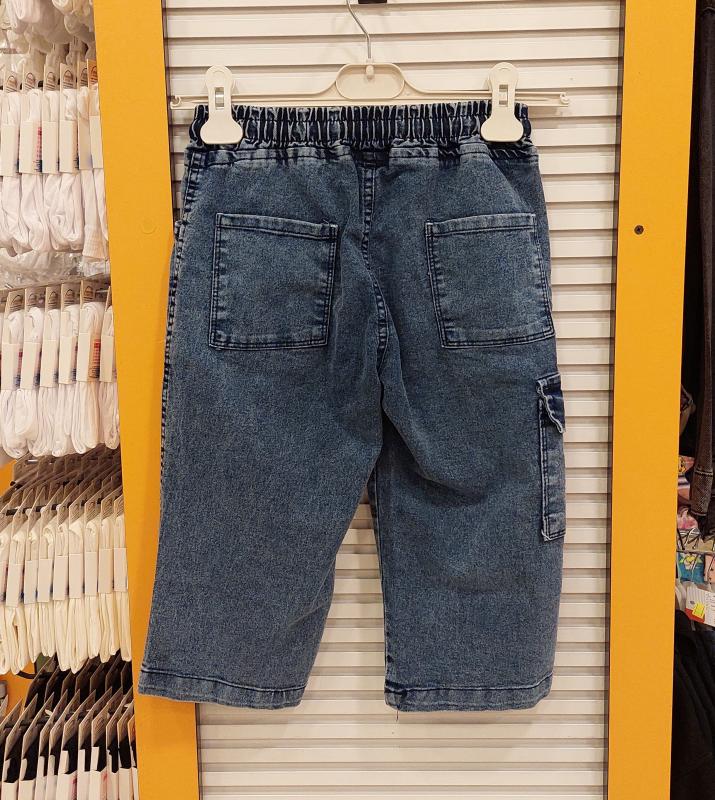 FİİX Kids 1257-1 Erkek Çocuk Kot Kapri