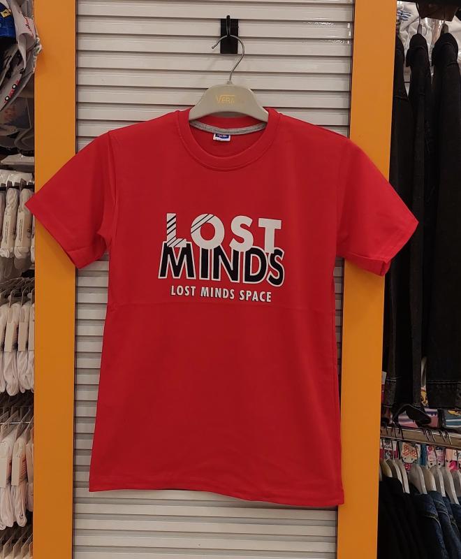 TOPRAK Kids 002 Erkek Çocuk Lost Minds Baskılı Tişört