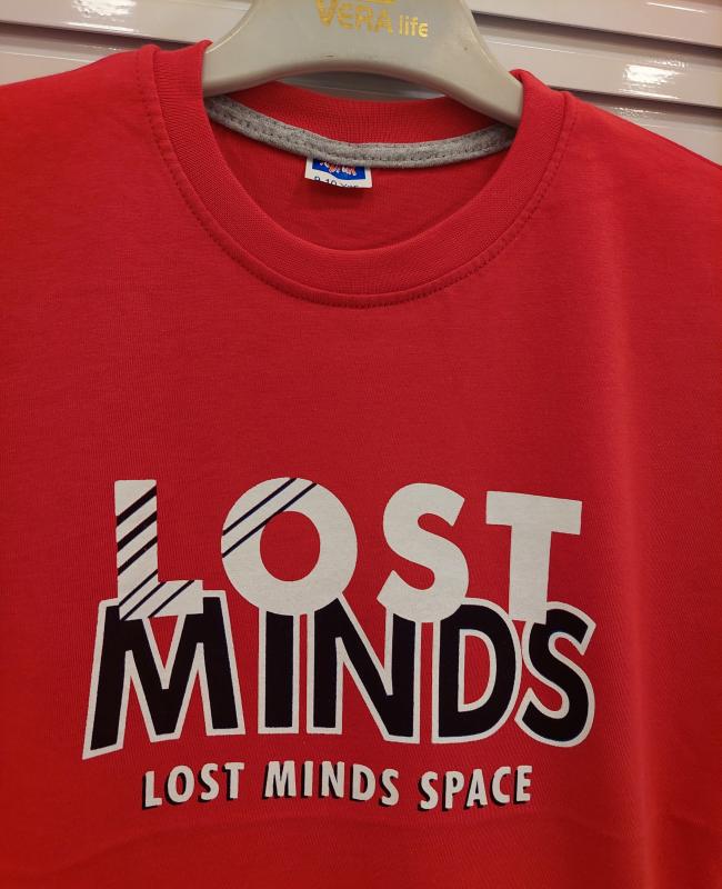 TOPRAK Kids 002 Erkek Çocuk Lost Minds Baskılı Tişört