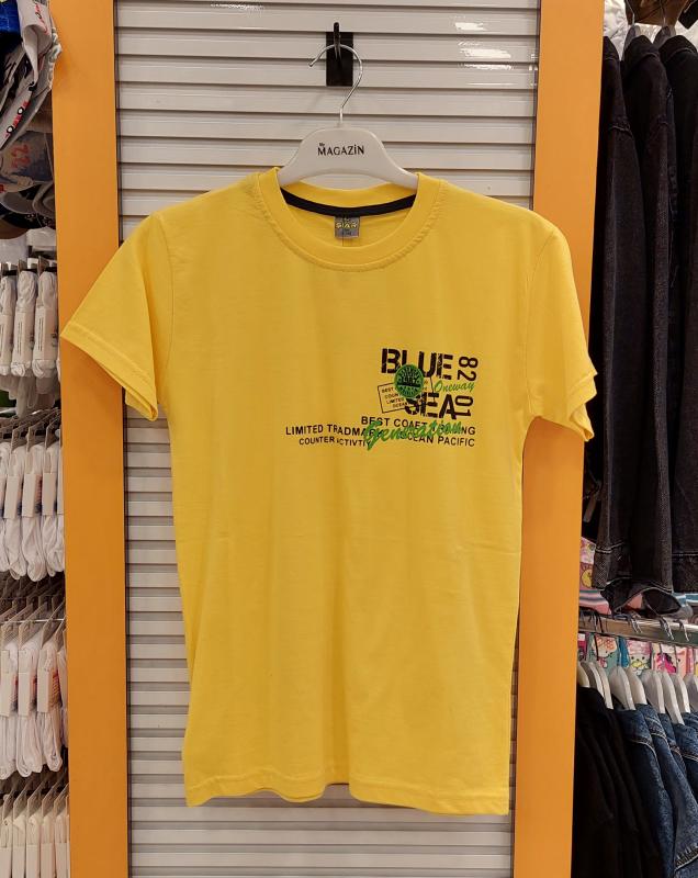 ŞİAR Kids 6063-1 Erkek Çocuk Blue Sea Penye Tişört