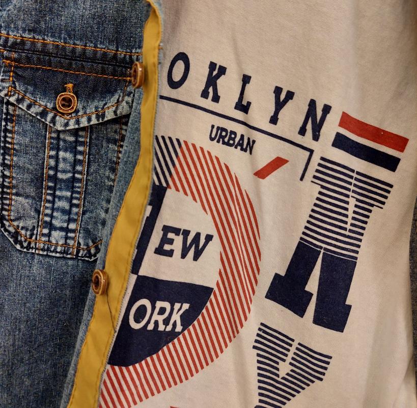 BOBİKS Kids 4301 Erkek Çocuk Jeans Penyeli Kot Gömlek