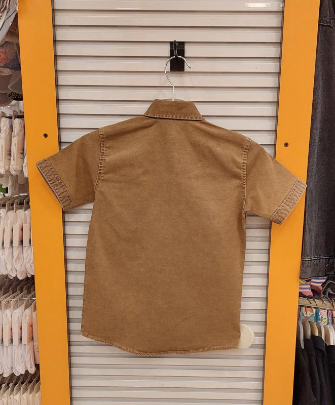 BOBİKS Kids 4004 BBKS Tekli Erkek Çocuk Kot Gömlek