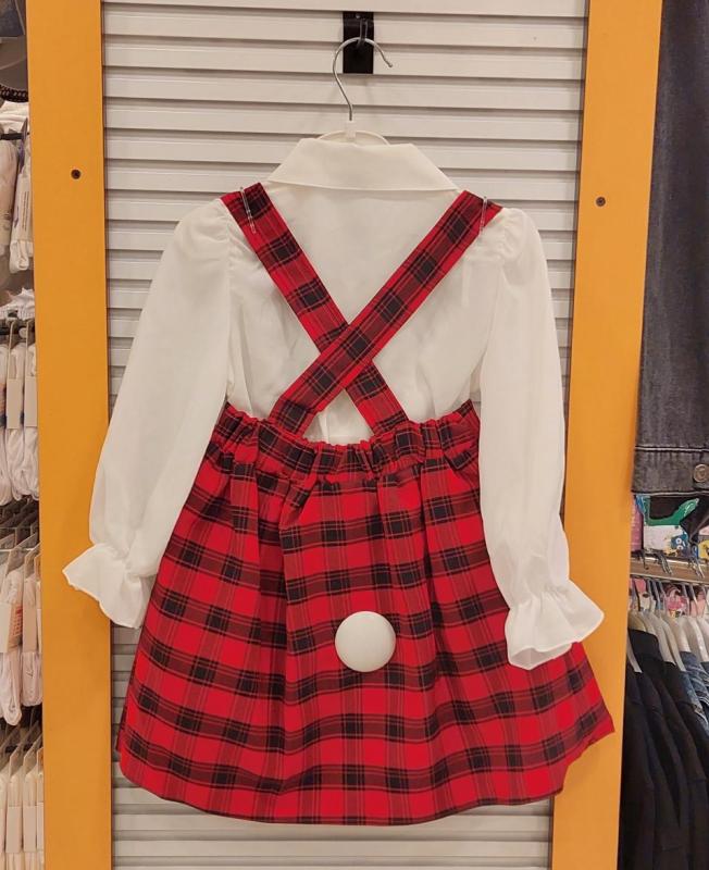 ENFETTO Kids 2337 Kız Çocuk Gömlekli Elbise