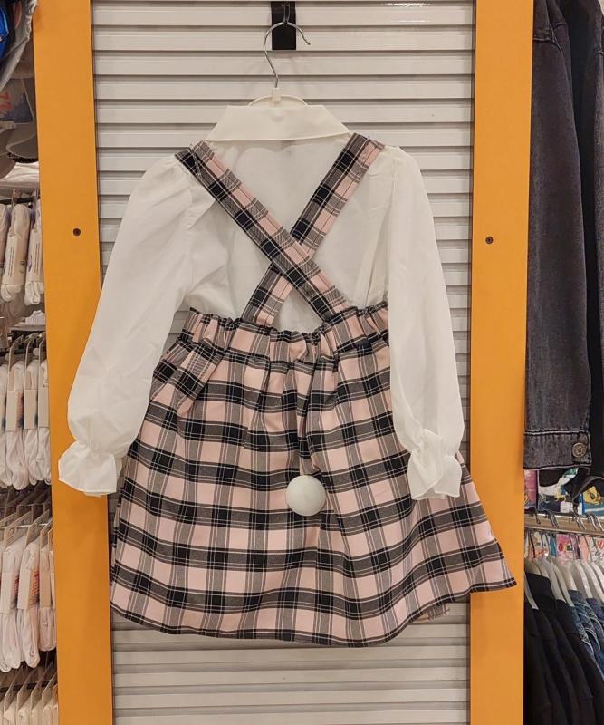 ENFETTO Kids 2337 Kız Çocuk Gömlekli Elbise