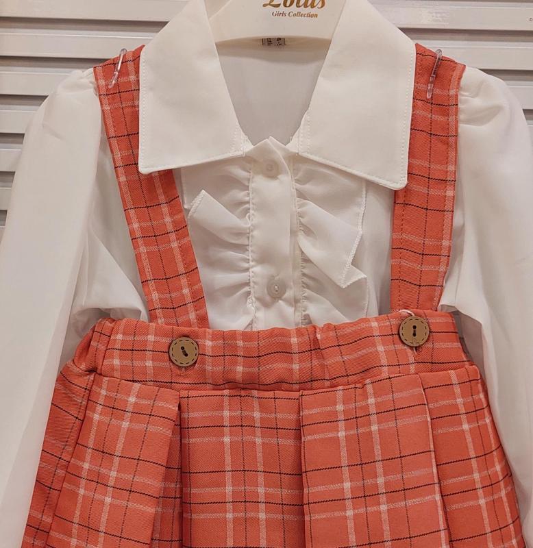 ENFETTO Kids 2327 Kız Çocuk Gömlekli Elbise