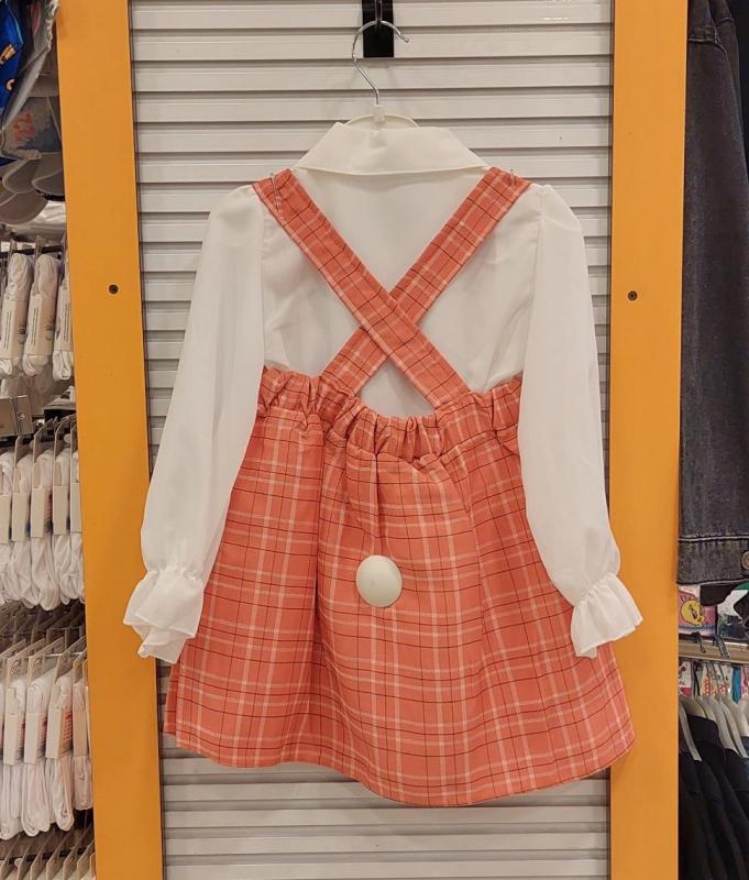 ENFETTO Kids 2327 Kız Çocuk Gömlekli Elbise