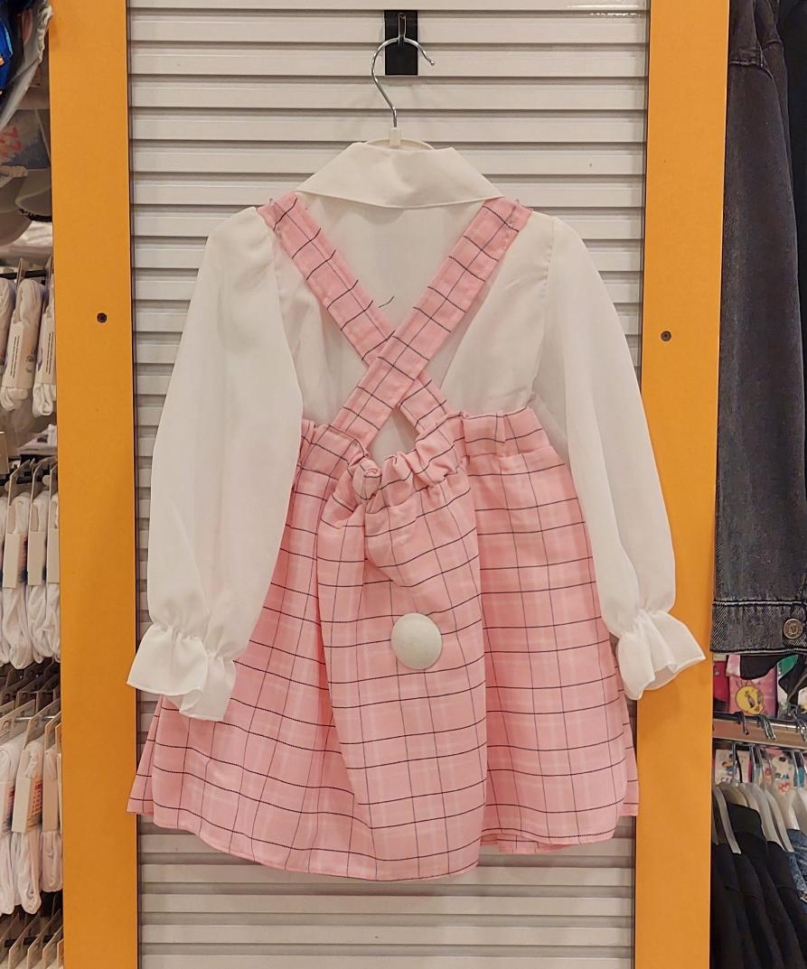 ENFETTO Kids 2327 Kız Çocuk Gömlekli Elbise