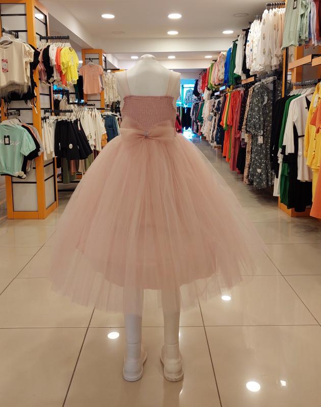 MİARAS Kids 5010 Kız Çocuk Tarlatanlı Gelinlik Abiye