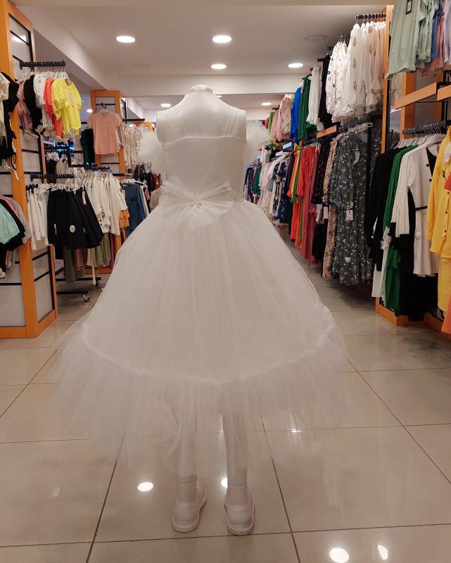 MİARAS Kids 5009 Kız Çocuk Tarlatanlı Gelinlik Abiye