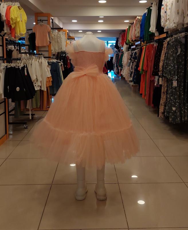 MİARAS Kids 5009 Kız Çocuk Tarlatanlı Gelinlik Abiye