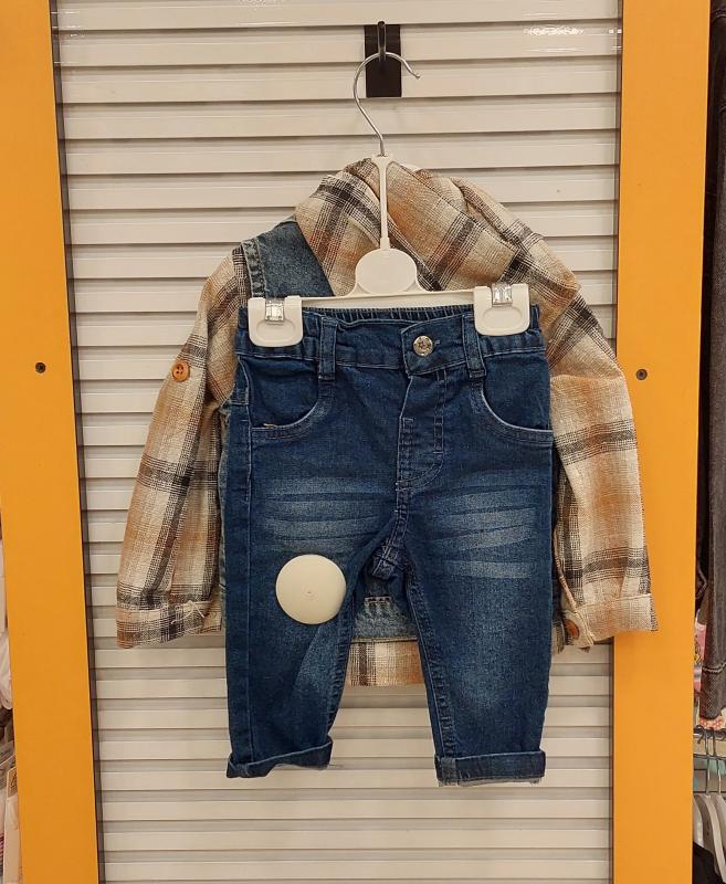 WİSTERİA Kids 332 Erkek Çocuk Kot Yelekli 3lü Takım