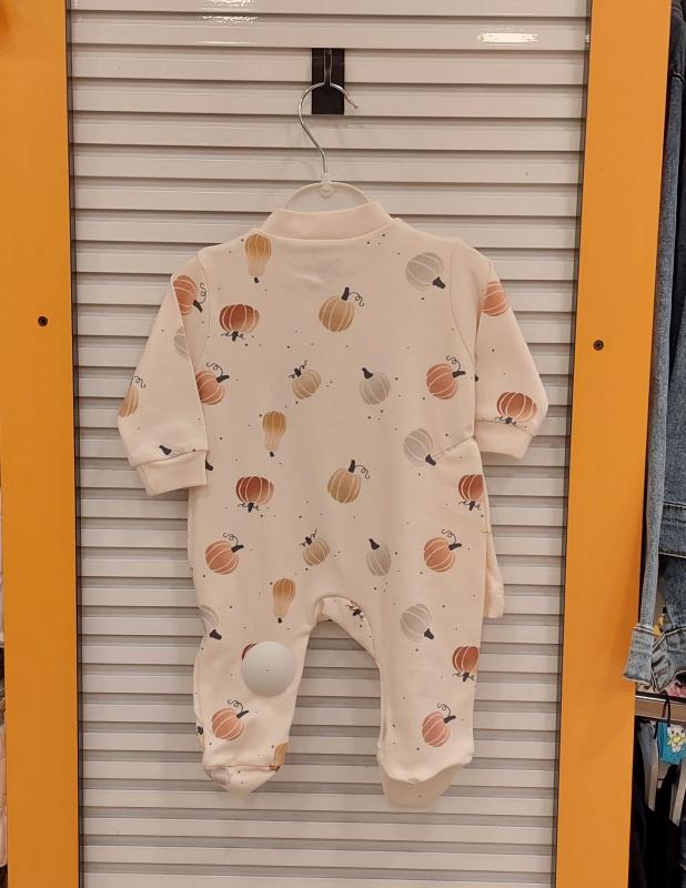 ESYA BABY 1008 Bebek Şapkalı Patikli Tulum