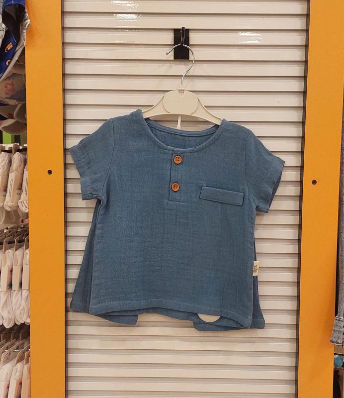 BBX BABY 1504 Erkek Bebek Müslin 2li Takım