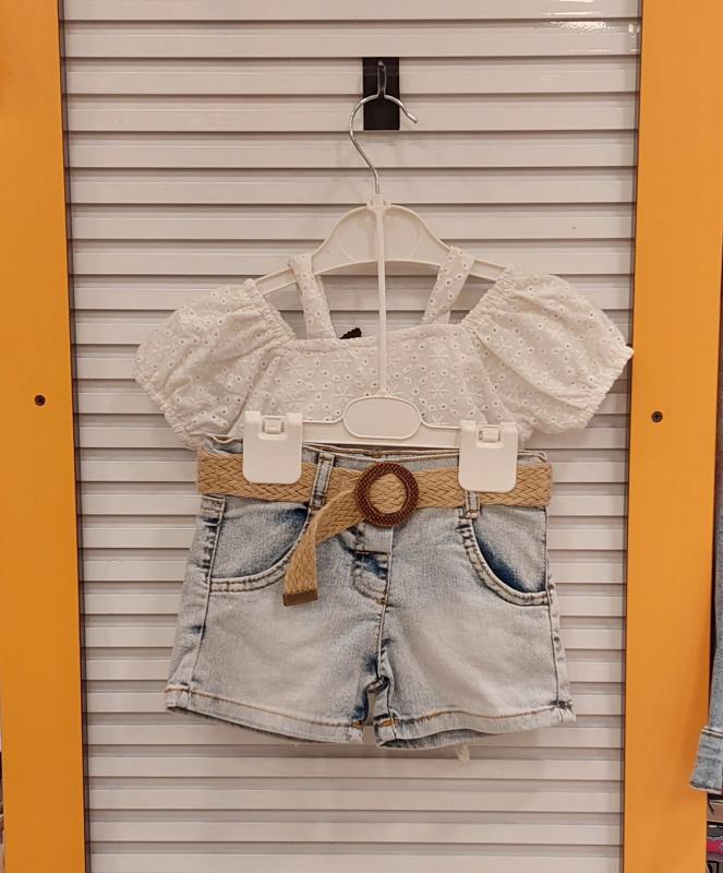 FURAY Kids 2203 Kız Çocuk Lez Dantelli 2li Takım