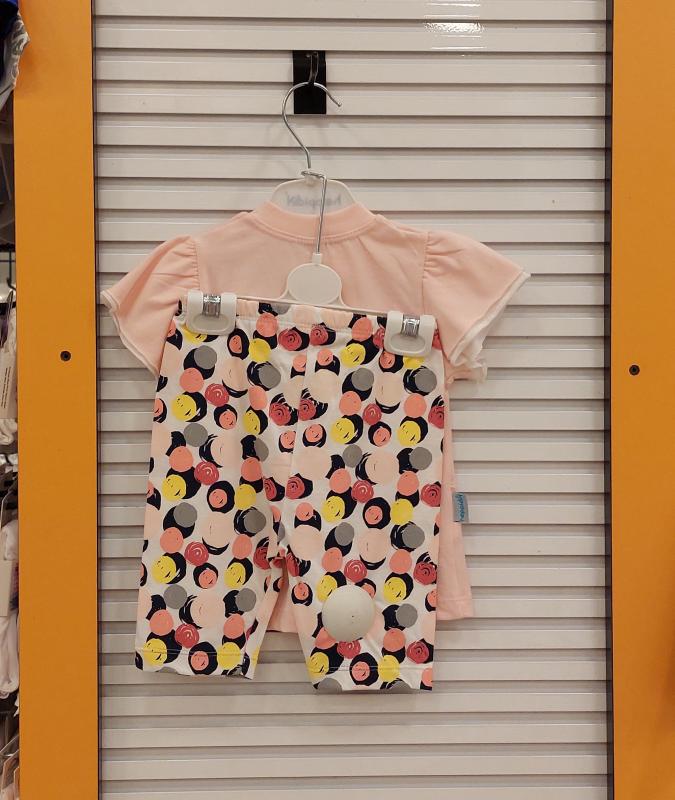 HOPPİDİK Kids 2235 Kız Bebek Sarı Saçlı Şortlu Takım