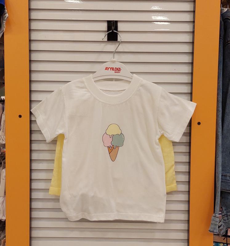 AYYILDIZ Kids 2271 Kız Bebek Dondurmalı 2li Takım