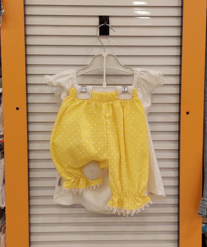 ECRA Kids 2077 Kız Çocuk Limonlu 2li Takım
