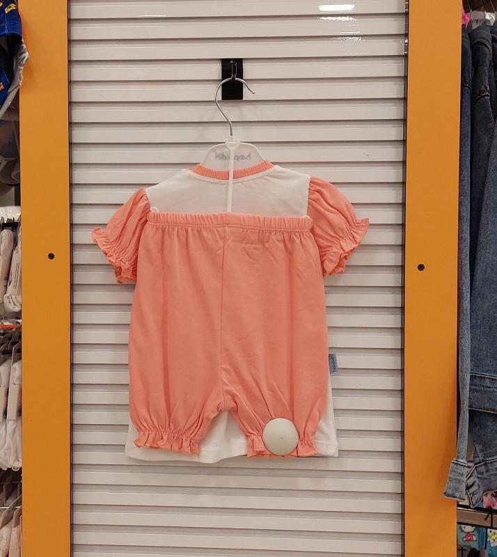 HOPPİDİK Kids 2302 Kız Bebek Fırfırlı Balık 2li Takım