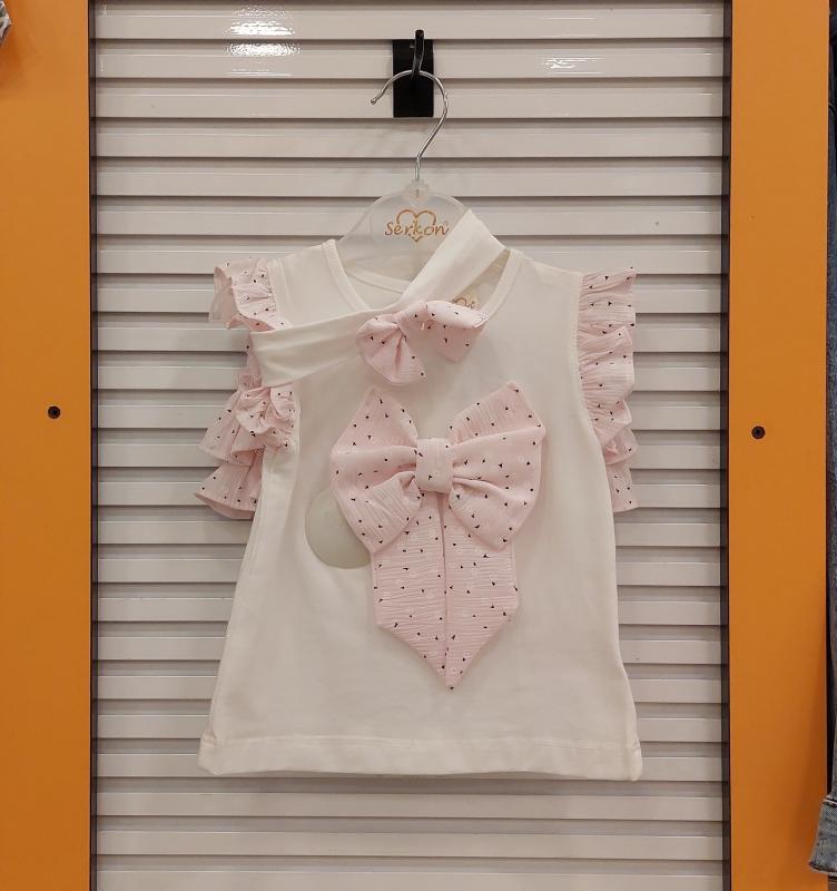 SERKON Kids 280 Kız Bebek Fırfırlı 2li Takım