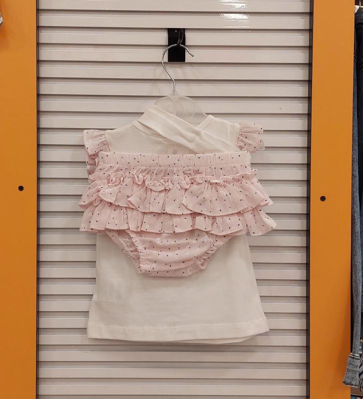 SERKON Kids 280 Kız Bebek Fırfırlı 2li Takım