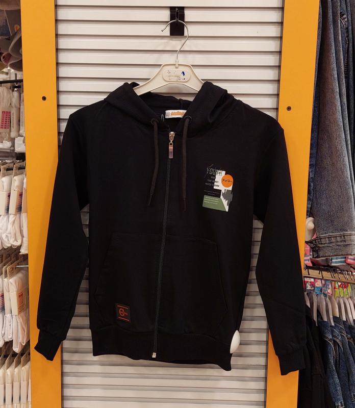 AMİRAL Kids 1522 Erkek Çocuk Kapşonlu Fermuarlı Sweat
