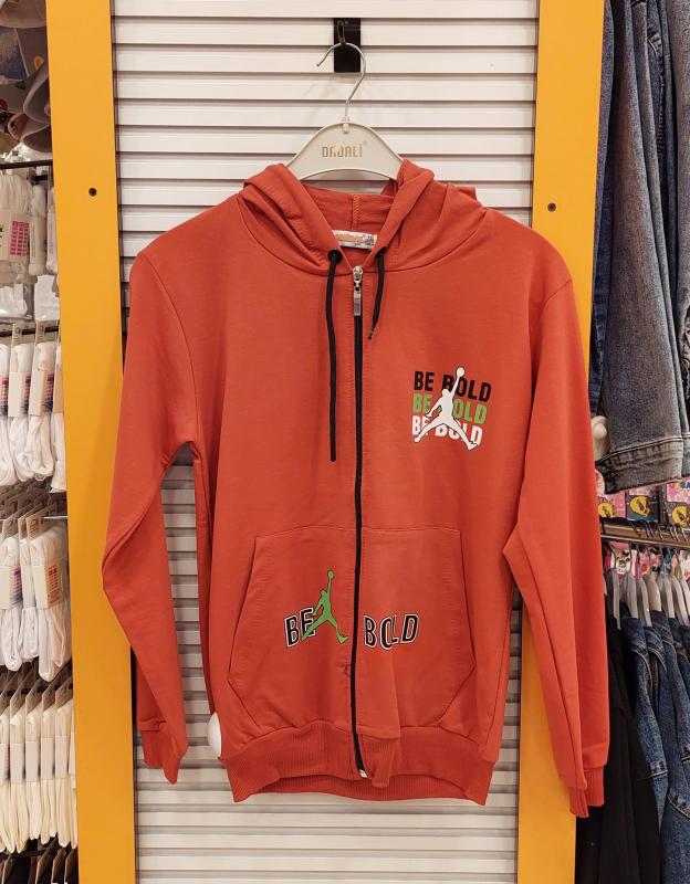 AMİRAL Kids 1520 Erkek Çocuk Kapşonlu Fermuarlı Sweat
