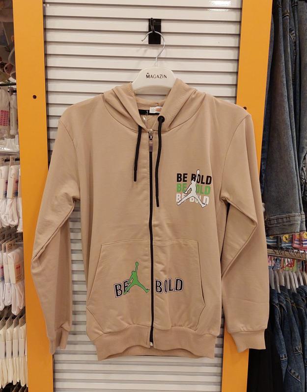 AMİRAL Kids 1520 Erkek Çocuk Kapşonlu Fermuarlı Sweat