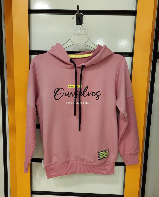 YU-KO Kids 4079 Kız Çocuk Kapşonlu Sweat