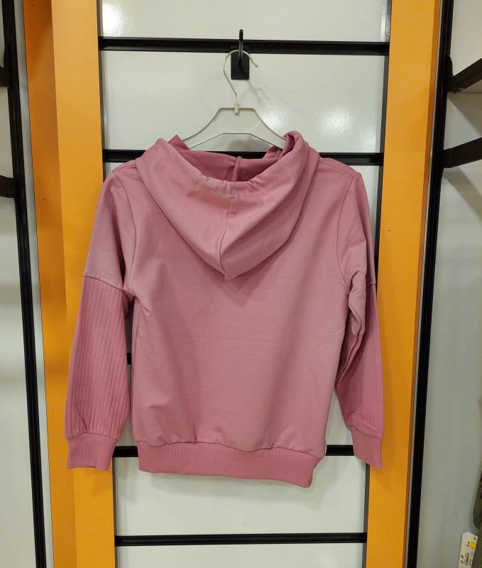YU-KO Kids 4079 Kız Çocuk Kapşonlu Sweat