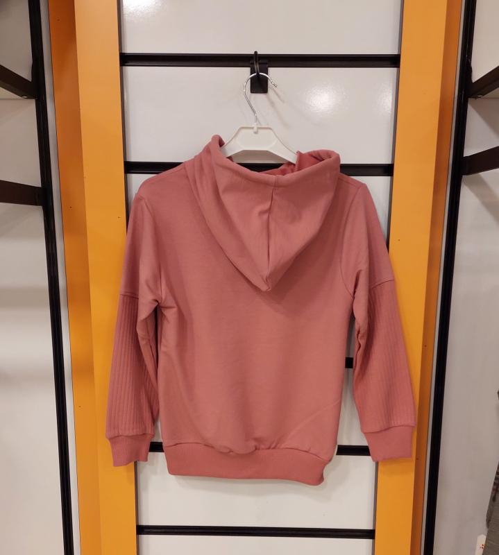 YU-KO Kids 4079 Kız Çocuk Kapşonlu Sweat