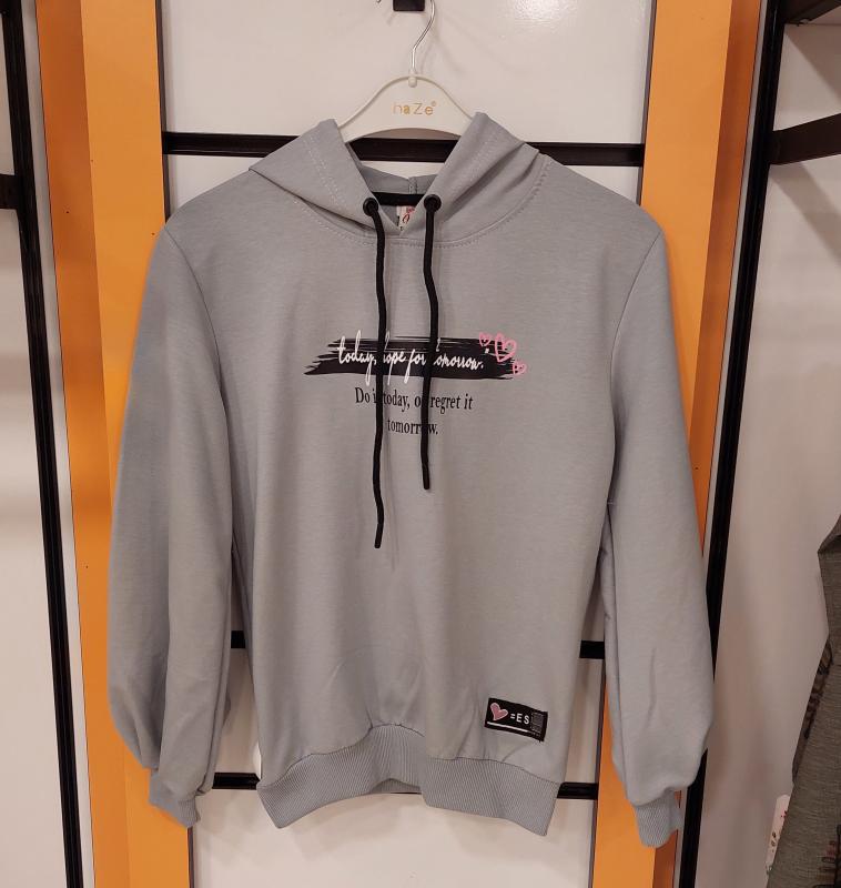 KBT GİRLS 6081 Kız Çocuk Kapşonlu Sweat
