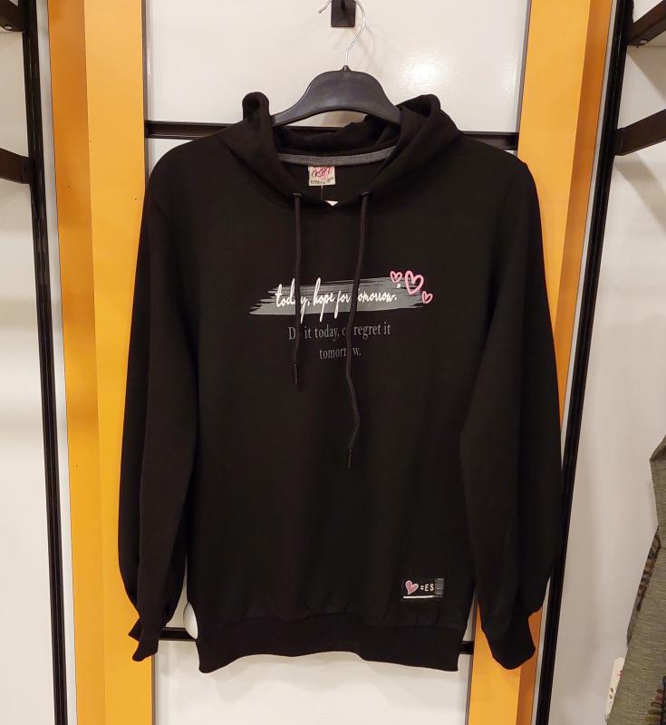 KBT GİRLS 6081 Kız Çocuk Kapşonlu Sweat