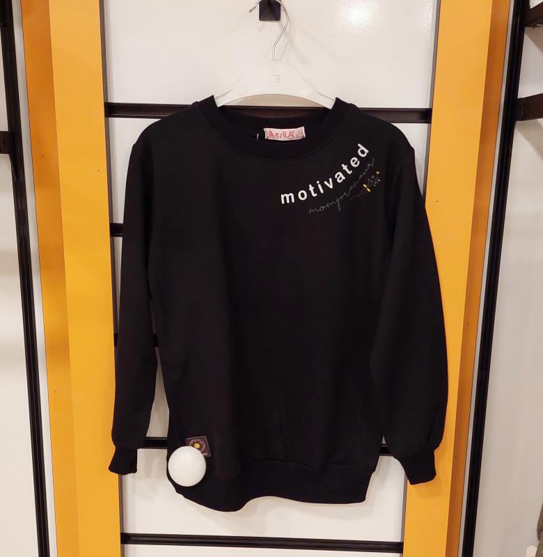 ESİLA Kids 2510 Kız Çocuk Simit Yaka Sweat